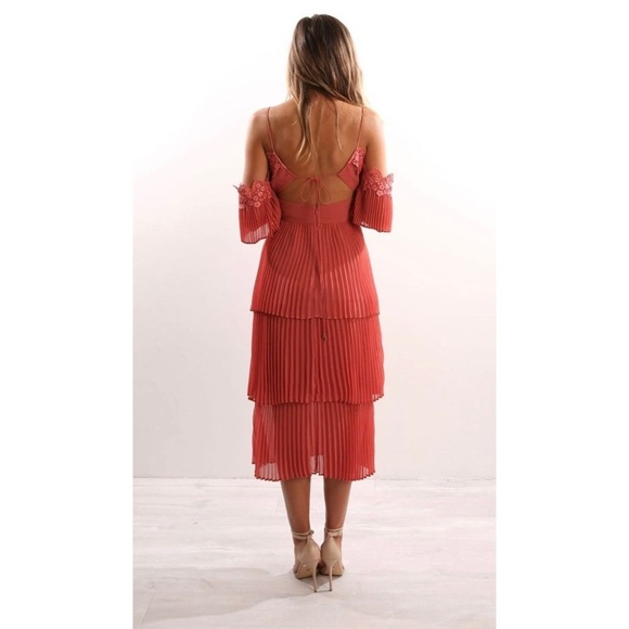Keepsake - Off The Shoulder Pleated Dress - Picture 10 of 10